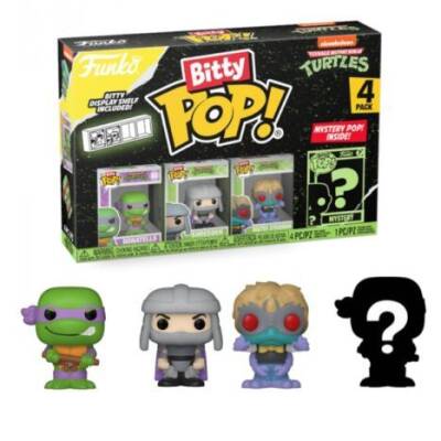 Funko Bitty POP: Teenage Mutant Ninja Turtles Donatello 4'lü Paket 71508 - 1