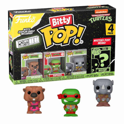 Funko Bitty POP: Teenage Mutant Ninja Turtles Splinter 4'lü Paket 71509 - 1