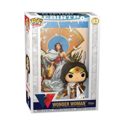 Funko Deluxe POP Figür: Comic Cover: Wonder Woman 80Th Anniversary - Wonder Woman (Rebirth) On Thron - 2