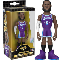 Funko Gold Premium Figür:NBA 5 Los Angeles Lakers Lebron James Cıty Unıform Chase - 2