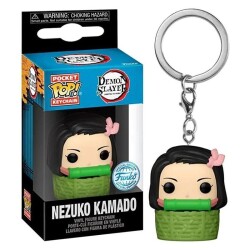 Funko POP Anahtarlık Demon Slayer- Nezuko Kamado İn Basket Special Edition 66824 - 1
