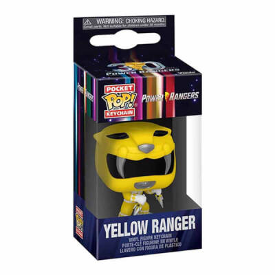 Funko POP Anahtarlık: Mighty Morphin Power Rangers 30th Anniversary - Yellow Ranger 72153 - 2