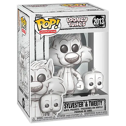 Funko Pop Animation Looney Tunes - Sylvester & Tweety (Sketched) 86287 - 1