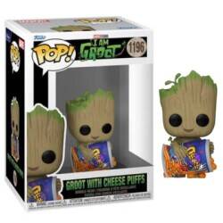 Funko POP Figür Marvel: I Am Groot - Groot W/Cheese Puffs 70654 - 1