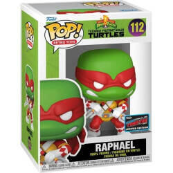 Funko POP Figür Retro Toys: Teenage Mutant Ninja Turtles X Mighty Morphin Power Rangers- Raphael 202 - 2