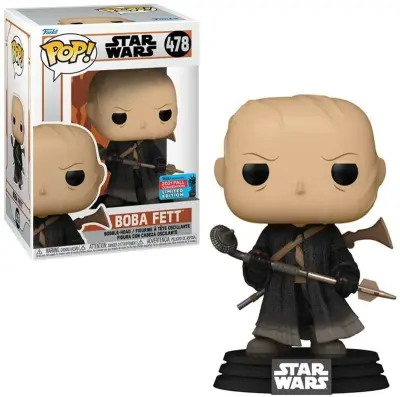 Funko POP Figür Star Wars: The Mandalorian Boba Fett Tattooine Nycc Fall Convention 2021 55916 - 1