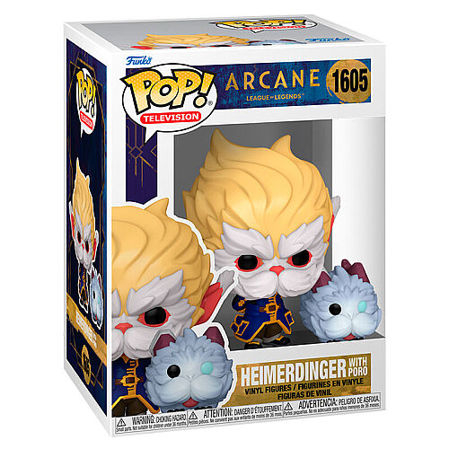 Funko Pop Tv Arcane Lol S1 - Heimerdinger W/Poro 80193 - 1