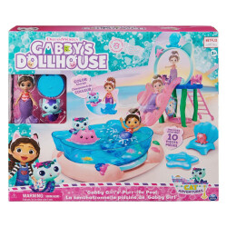Gabby's Dollhouse Gabby ve Süslü Kedi Havuz Oyun Seti 6067878 - 1