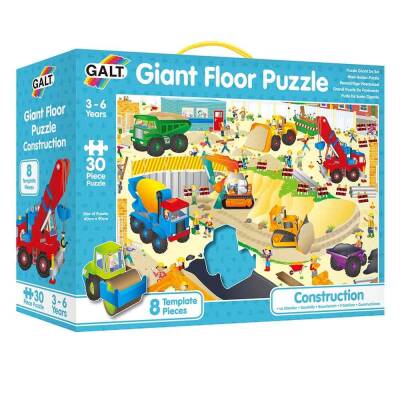 Galt Giant Floor Puzzle Contruction 30 Parça 3-6 Yaş Yapboz A1013K - 2