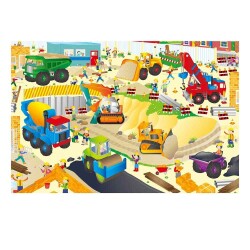 Galt Giant Floor Puzzle Contruction 30 Parça 3-6 Yaş Yapboz A1013K - 3