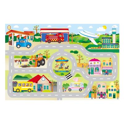 Galt Giant Floor Puzzle Town 30 Parça 3-6 Yaş Yapboz 1005023 - 2