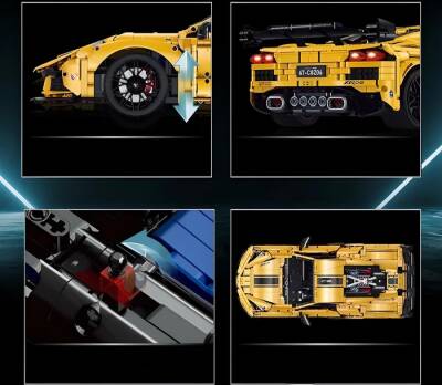 Giftponit Blok Car 3788 Pcs. Puzzle-10622 - 4