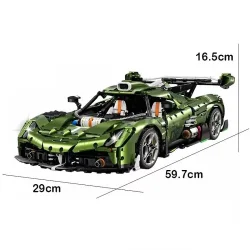 Giftponit Blok Car 3838 Pcs. Puzzle-10628 - 3