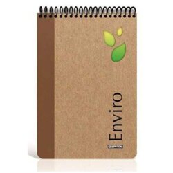 Gıpta Enviro 17X24 Spiralli Kraft Sert Kapak Kareli 100 Yaprak Bloknot 2348000 - Gıpta