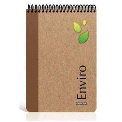 Gıpta Enviro 17X24 Spiralli Kraft Sert Kapak Kareli 100 Yaprak Bloknot 2348000 - 1
