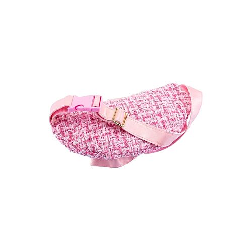Girabrilla İncili Tweed Bel Çantası Tm-1086 Pembe - 2