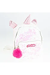 Girabrilla Payetli Sırt Çantası Unicorn Tm-1080 Açık Pembe - Girabrilla