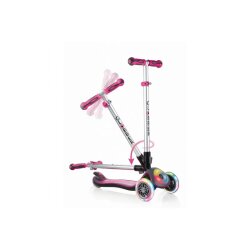 Globber Elite Deluxe Flash Full Işıklı Scooter - Pembe 449-110 - 5
