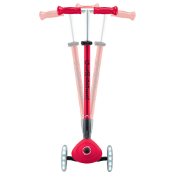 Globber Elite Deluxe Işıklı Scooter - Kırmızı 439-602 - 5