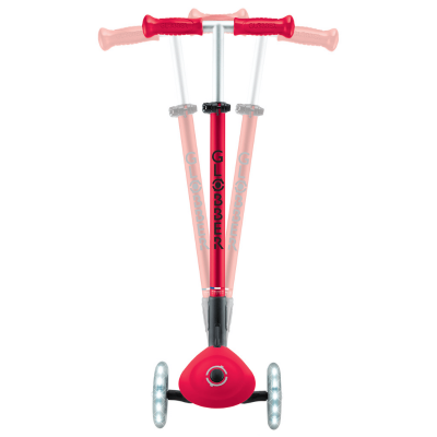 Globber Elite Deluxe Işıklı Scooter - Kırmızı 439-602 - 5