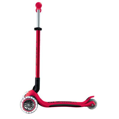 Globber Elite Deluxe Işıklı Scooter - Kırmızı 439-602 - 3