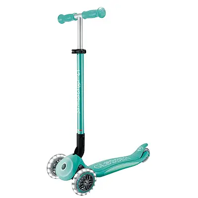 Globber Elite Deluxe Işıklı Scooter - Koyu Mint - 1