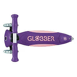 Globber Elite Deluxe Işıklı Scooter - Koyu Mor - 3