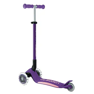 Globber Elite Deluxe Işıklı Scooter - Koyu Mor - 2