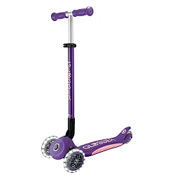 Globber Elite Deluxe Işıklı Scooter - Koyu Mor 