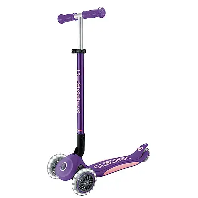 Globber Elite Deluxe Işıklı Scooter - Koyu Mor - 1