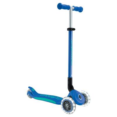 Globber Elite Deluxe Işıklı Scooter - Lacivert 439-600 - 1