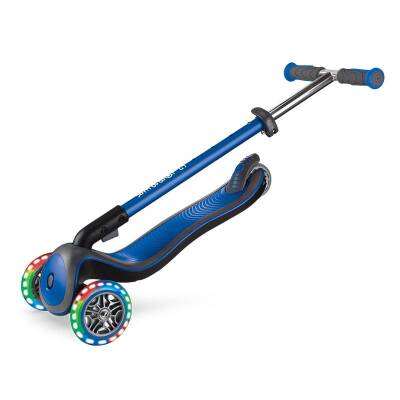Globber Elite Deluxe Işıklı Scooter - Lacivert 444-400 - 3