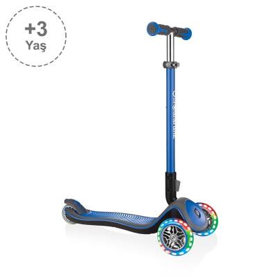 Globber Elite Deluxe Işıklı Scooter - Lacivert 444-400 - 1