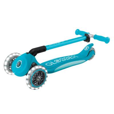 Globber Elite Deluxe Işıklı Scooter - Mavi 439-605 - 6