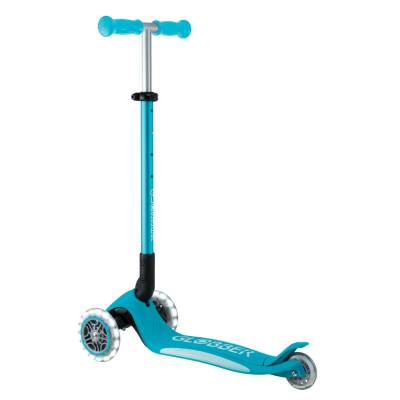 Globber Elite Deluxe Işıklı Scooter - Mavi 439-605 - 3