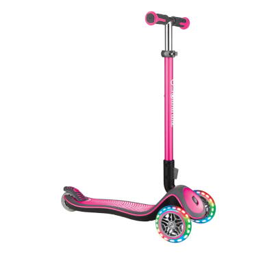 Globber Elite Deluxe Işıklı Scooter - Pembe 444-410 - 4