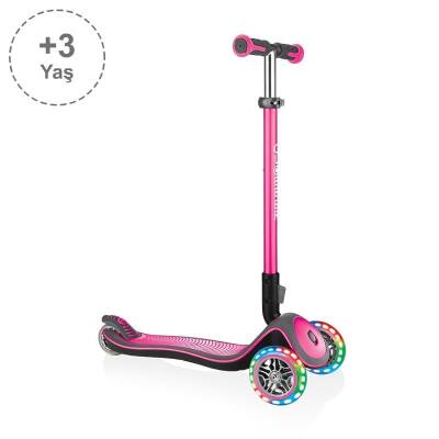 Globber Elite Deluxe Işıklı Scooter - Pembe 444-410 - 1