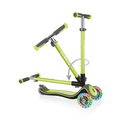 Globber Elite Deluxe Işıklı Scooter - Yeşil 444-406 - 4
