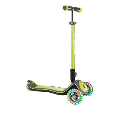 Globber Elite Deluxe Işıklı Scooter - Yeşil 444-406 - 2
