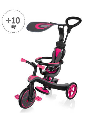 Globber Explorer 4in1 Bisiklet - Pembe 632-110 - 1