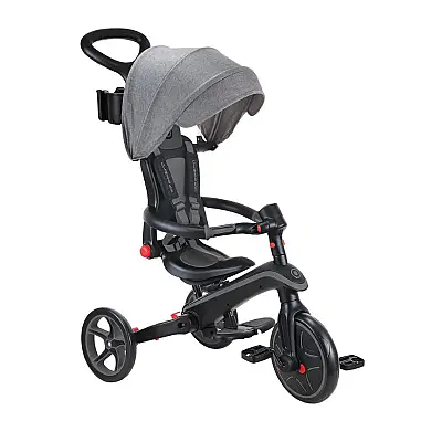 Globber Explorer 4in1 Katlanabilir Bisiklet - Siyah/Gri 732-120 - 2