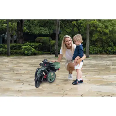 Globber Explorer 4in1 Katlanabilir Bisiklet - Zeytin Yeşili 732-104 - 7