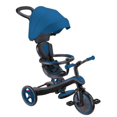 Globber Explorer 4in1 Trike Bisiklet - Kraliyet Mavisi 634-100 - 2