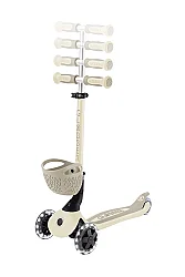 Globber Go Up Baby 360 Işıklı Scooter - Koyu Bej 844-466 - 6