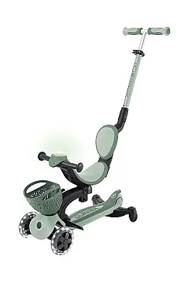 Globber Go Up Baby 360 Işıklı Scooter - Zeytin Yeşili 844-104 - 1