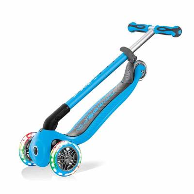 Globber Go Up Deluxe Işıklı Scooter - Mavi 646-101 - 5