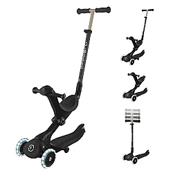 Globber Go Up Deluxe Işıklı Scooter - Siyah - 2