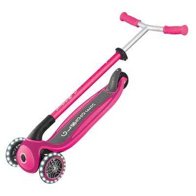 Globber Master Işıklı Katlanabilir Scooter - Fuşya 663-110 - 6
