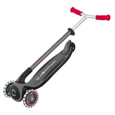 Globber Master Işıklı Katlanabilir Scooter - Kırmızı / Siyah 663-120 - 6