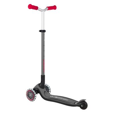 Globber Master Işıklı Katlanabilir Scooter - Kırmızı / Siyah 663-120 - 3